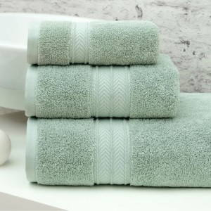 SET BATH TOWELS LISBON MINT