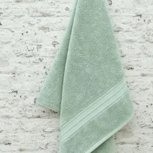 HANGED BATH TOWEL, mint green COLOR IN LEFKO STORE KORINTHOS