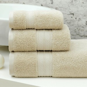 SET BATH TOWELS LISBON SAND