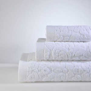 SET BATH TOWELS CLASSIC WHITE 61-1002