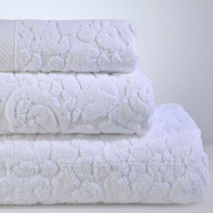 SET BATH TOWELS CLASSIC WHITE 61-1002