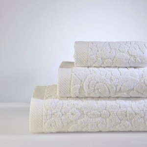 SET BATH TOWELS CLASSIC ECRU 61-1003