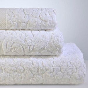 SET BATH TOWELS CLASSIC ECRU 61-1003