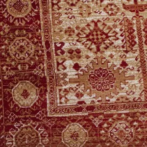 CLASSIC RUG ORIAN 2305 CREAM-RED klonaras carpets in lefko store peloponnese