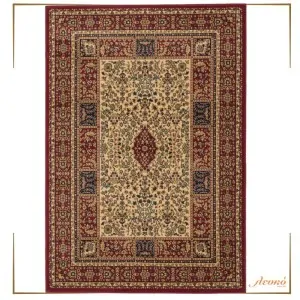 Bordeaux, beige, brown classic rug 1903 Atlantis Carpets rug in Greece