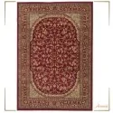 Bordeaux, beige, brown classic pattern Atlantis greek carpet 1901