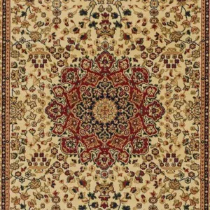 Bordeaux, beige, brown classic patterned rug in Lefko shop Korinthos