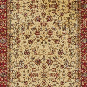 Bordeaux, beige, brown classic corridor rug 1915 in Lefko shop Korinthos