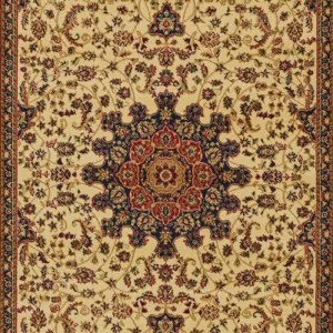 Blue, beige, brown classic pattern 1912 rug corridor custom size dimensions