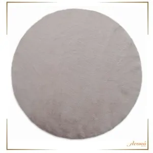 ECO-FUR PUFFY RUG PINK FC19 ROTUNDA