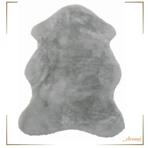 ECO-FUR SKIN SHAPED PUFFY RUG TAUPE FC25 BY NEW PLAN CARPETS IN KORINTHOS