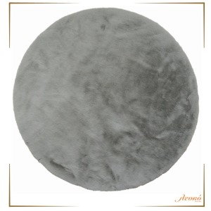 ECO-FUR PUFFY RUG FC5 TAUPE ROTUNDA NEW PLAN  CARPETS KORINTHOS GRECE