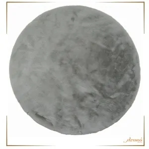 ECO-FUR PUFFY RUG FC5 TAUPE ROTUNDA NEW PLAN  CARPETS KORINTHOS GRECE