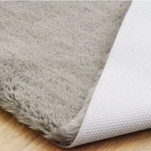 ECO-FUR PUFFY RUG FC5 TAUPE ROTUNDA