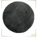ECO-FUR PUFFY RUG DARK GREY FC7A ROTUNDA