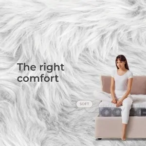 double bed with Dolce Vita 10 mattress for restful sleep for both with hard and soft side