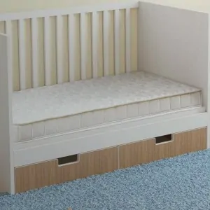 Crib first child's bed with the Fabia mattress by Magniflex in Corinth, Nemea, Loutraki, Kiato