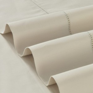 SET QUEEN BED SHEETS MONACO TAUPE 300 TC