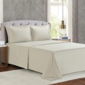 SET QUEEN BED SHEETS MONACO TAUPE 300 TC
