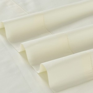 SET QUEEN BED SHEETS MONACO IVORY 300 TC