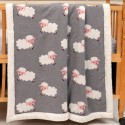 crib baby blanket in Lefko with grey little sheeps in Korinthos