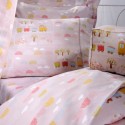 SET KIDS SINGLE SHEETS PATCH TRAIN DOWN TOWN HOME BED SHEETS KIDS
