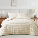 WARM FUR QUILT SET VOLCANO CREAM