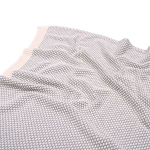 BLANKET BABY BLUE COMBO COTTON RATTLE