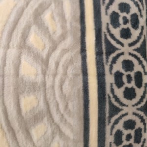 beige blanket with grey pattern in Lefko Korinthos Peloponnese
