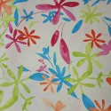 IDEAL FOR SUMMER DECORATION FABRIC WITH FLOWERS