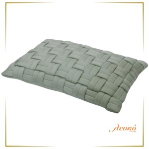 green throw pillow