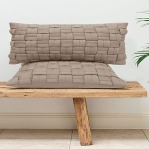 decorative throw pillow sand brown