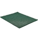 dark green 12mm plastic outdoor mat for professional use with a curly texture