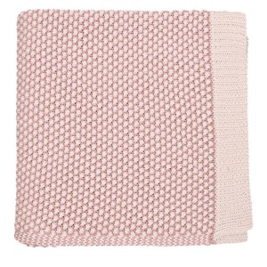 BLANKET BABY PINK COMBO COTTON RATTLE