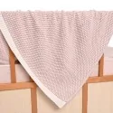 BLANKET BABY PINK COMBO COTTON RATTLE