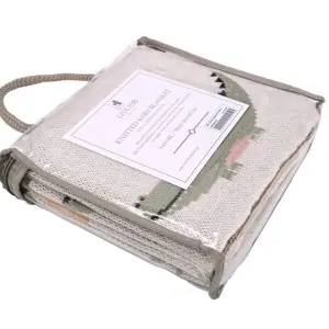 BABY BLANKET COTTON SAFARI COMBO