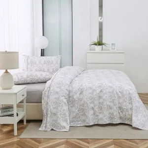 BED SHEET SET CHANTAL BEIGE