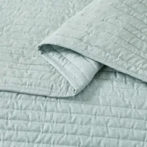 aqua bedspread by liolios home in greece