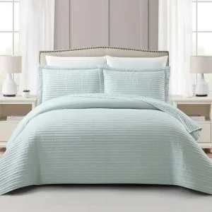 BEDSPREAD AQUA MABELLE