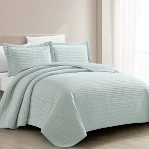 BEDSPREAD AQUA MABELLE