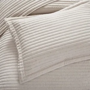 BEDSPREAD BEIGE MABELLE