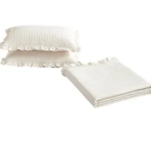 pillowcases and bedspread cream armony by liolios home in peloponnese