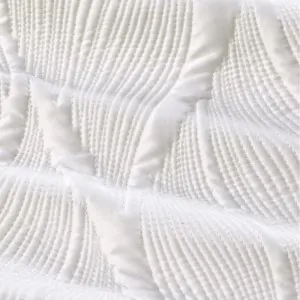 BEDSPREAD KING SIZE LILLY WHITE