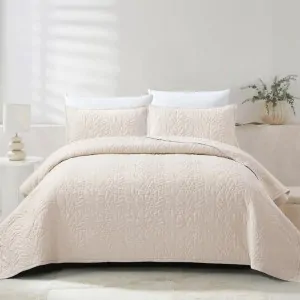 bed with fiona beige bedspread by liolios home in korinthos lefko