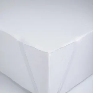 WATERPROOF FLANNEL MATTRESS PROTECTION 4 elastic BANDS