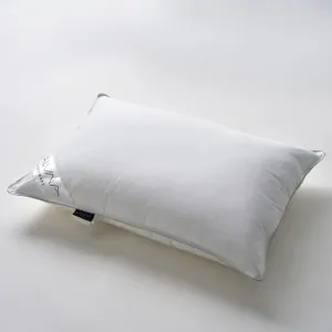 feather-light White goose pillow by LaLuna, made from goose down and feather