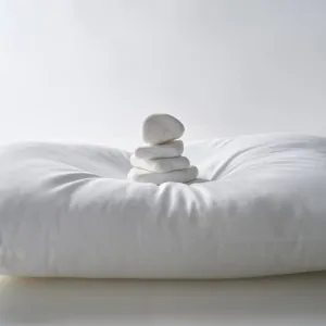 100% βαμβακερό 144 κλωστών ύφασμά και μπαλάκια σιλικόνης για να διατηρεί το σχήμα του