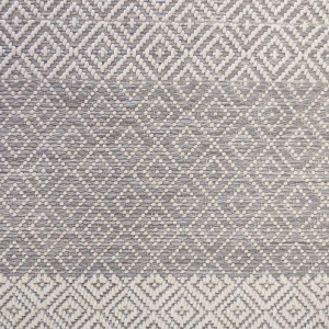 4-seasons grey mat hallway carpet with beige diamond patterns from Lefko Korinthos Peloponnese