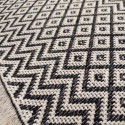 4 SEASON RUG ON OFFER  ECRU BLACK SQUARE DIAMONDS 160X230cm