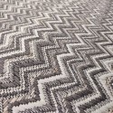4 SEASON RUG ON OFFER ECRU GREY BROWN ZIG ZAG 160X230cm